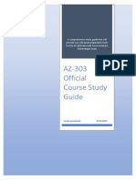 AZ-303 Official Course Study Guide