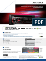 DEH-X1850UB: Audio Receiver With MIXTRAX, and Direct Control For Certain Android Phones
