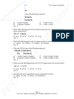 Chapter 9 Alkynes: Answers Prof. Sivaguru Jayaraman