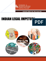 Indian Legal Impetus: AUGUST 2020. Vol. XIII, Issue VIII