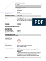 Safety Data Sheet Vg-Wash: Section: 1. Product and Company Identification