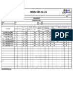 JNK Heaters Co. LTD.: Line Schedule