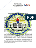 Biga Elementary School: Narrative and Pictorial Reports On The National School Base Earthquake and Fire Drill 2020-2021