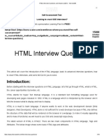 HTML Interview Questions and Answers (2021) - InterviewBit