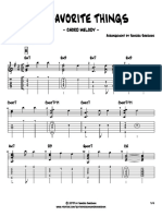 My Favorite Things My Favorite Things: - Chord Melody - Chord Melody