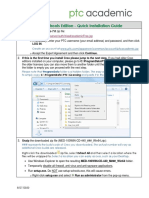 PTC Creo 7.0 - Schools Edition - Quick Installation Guide: Log in