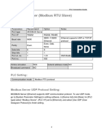 MODBUS Server (Modbus RTU Slave) : HMI Setting