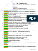 Start of Day Procedures (Anonymous)