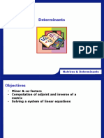 Matrices & Determinants