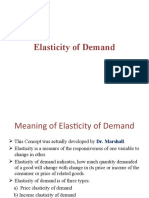 Elasticity of Demand