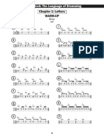 Benny Greb: The Language of Drumming: Warm-Up Chapter 1: Letters