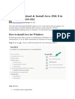 Install Java JDK 8