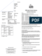 XP95A Switch Monitor Modules Installation Instructions: Part Number Product Name