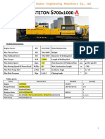 STETON S700x1000-A (70-100TON) With 89 X 4500 MM HDD MACHINE HORIZONTAL DIRECTIONAL DRILLING MACHINE