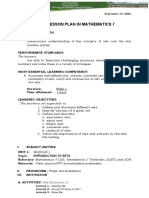 Daily Lesson Plan in Mathematics 7: The Learners