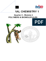 General Chemistry 1: Quarter 2 - Module 4 Polymers & Biomolecules