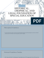 Historical, Philosophical, and Legal Foundation of