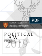 Stag Preweek Notes Political Law 2019 Final For Release