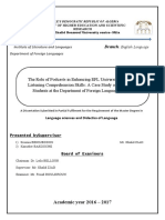 The Role of Podcasts in Enhacing EFL University Students'Listening Comprehension Skills