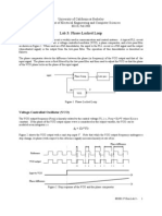 Lab 3: Phase-Locked Loop: University of California at Berkeley Department of Electrical Engineering and Computer Sciences