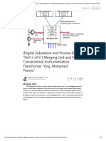 (Digital Substation and Process Bus "Part 2 of 5") Merging Unit and Non-Conventional Instrumentation Transformer "Eng. Mohamed Younis"