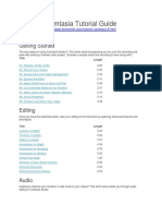 Camtasia Tutorial Guide