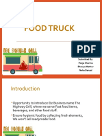 Business Plan-Food Truck - Bhavya, Neha B, Pooja