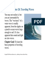 Chapter 20. Traveling Waves Chapter 20. Traveling Waves: Chapter Goal: To Learn The