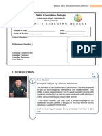 G12 Media and Information Literacy Prelim Module