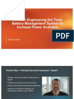 DEF CON Safe Mode - Patrick Kiley - Reverse Engineering The Tesla Battery Management System For Moar Powerrr!