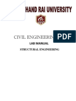 Civil Engineering: Lab Manual