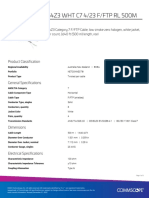 1711163-1 - CS54Z3 WHT C7 4/23 F/FTP RL 500M: Product Classification