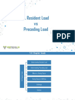 Resident Load Vs Preceding Load