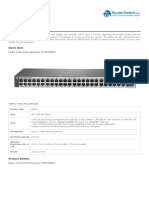 J9981A Datasheet: Quick Spec