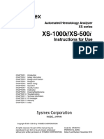 XS-1000i/XS-500i: Instructions For Use