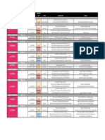 Social Media Content Calendar Template