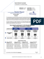 GMAS Sample Student Report Pages