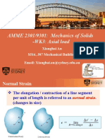 AMME 2301/9301: Mechanics of Solids - WK3: Axial Load