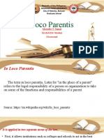 Michelle T. Sumat - Loco Parentis