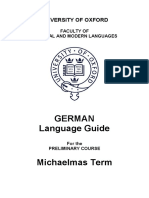 German Language Guide 2011-12