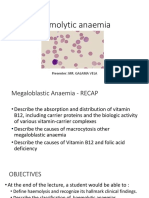 Haemolytic Anaemia