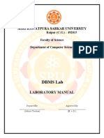 DBMS Lab Manual