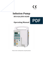 BYS 820 Infitsion Pump