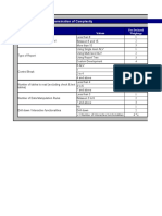 Determination of Complexity Report-ABAP: Criteria Values Pre-Declared Weightage