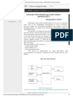 Automatic Dam Monitoring & Alert System - MINIPROJECT - Electronicsprojects