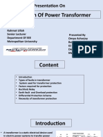 Power Transformer Protection Presentation