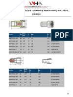 75 Series, Hydraulic Quick Coupling (Carbon Steel) Iso-7241-A, Pin Type