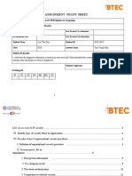 Assignment Front Sheet