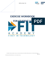 Exercise Workbook For Student 32: SAP B1 On Cloud - AIS