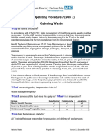 Waste Management - SOP 7 - Catering Waste